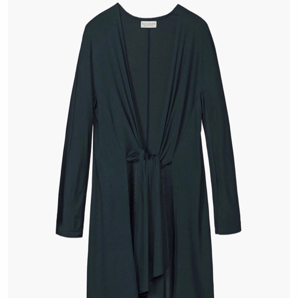 MM LaFleur Graham Kimono Midnight Green size S